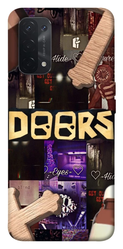 Чохол на Oppo A54 5G / A74 5G Roblox doors dark mode фото 1 з 1