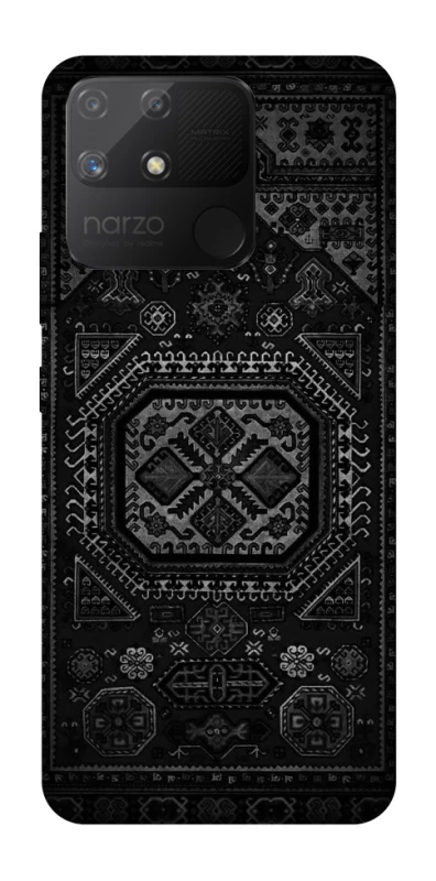 Чехол на Realme Narzo 50A Черный ковер фото 1 из 1