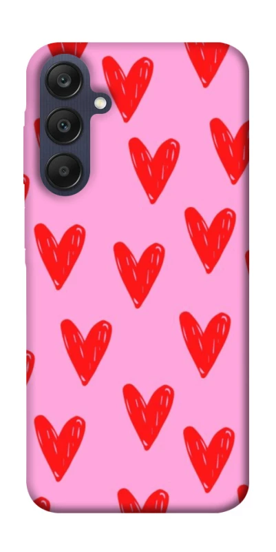 Чохол на Samsung Galaxy A25 5G Red hearts 2 фото 1 з 1