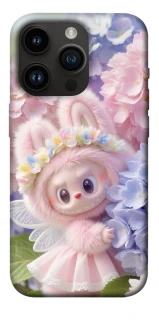 Чехол на Apple iPhone 14 Pro (6.1") Labubu & Flowers ver.1 фото 1 из 1