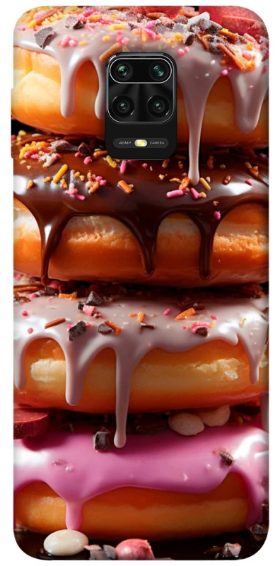 Чохол на Xiaomi Redmi Note 9s / Note 9 Pro / Note 9 Pro Max Пончики фото 1 з 1