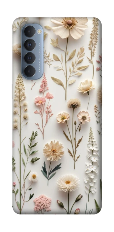 Чохол на Oppo Reno 4 Pro Floral design ver.1 фото 1 з 1