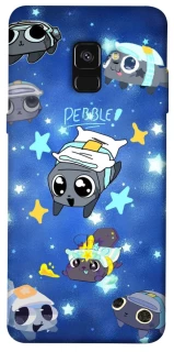 Чехол на Samsung A530 Galaxy A8 (2018) Pebble kitten stars фото 1 из 1