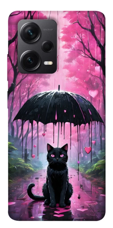 Чохол на Xiaomi Redmi Note 12 Pro 5G Black cat фото 1 з 1