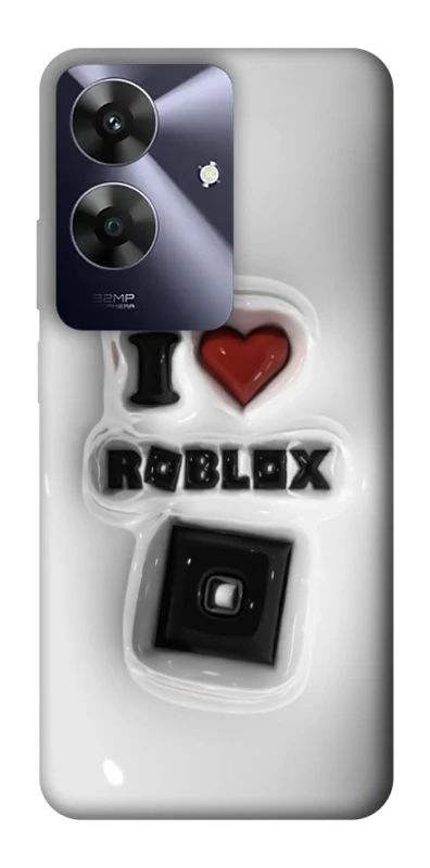 Чохол на Realme Note 60 I love Roblox фото 1 з 1