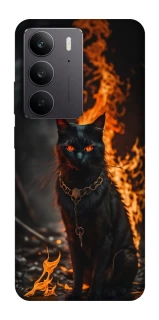 Чохол на Realme C75 Вогняний кіт фото 1 з 1