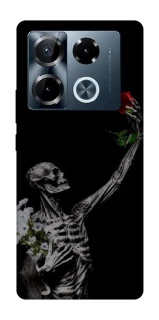 Чехол на Infinix Note 40 Pro 4G Skeleton vs Rose фото 1 из 1