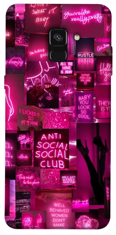 Чехол на Samsung A530 Galaxy A8 (2018) Hot collage ver.7 фото 1 из 1