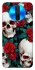 Чохол на Xiaomi Redmi K30 skull and rose фото 1 з 1