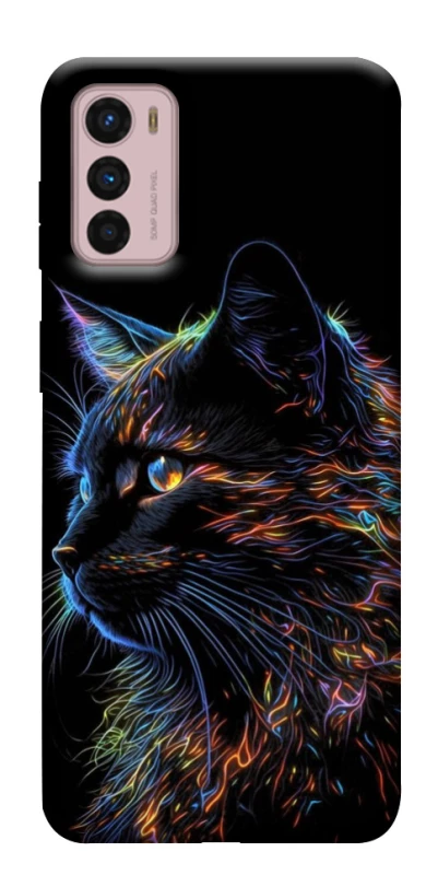 Чохол на Motorola Moto G42 Чорний кіт фото 1 з 1