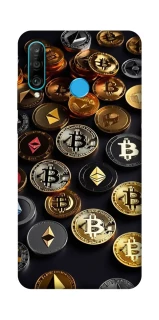 Чехол на Huawei P30 lite Many coins фото 1 из 1