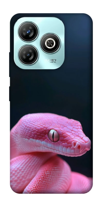 Чехол на ZTE Blade A75 4G Розовая Змея фото 1 из 1