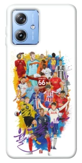 Чехол на Motorola Moto G84 Football Abstract v2 фото 1 из 1