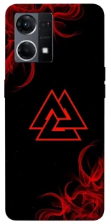 Чохол на Oppo Reno 7 4G Валькнут фото 1 з 1