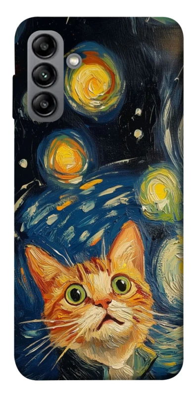 Чехол на Samsung Galaxy A04s paint cat фото 1 из 1