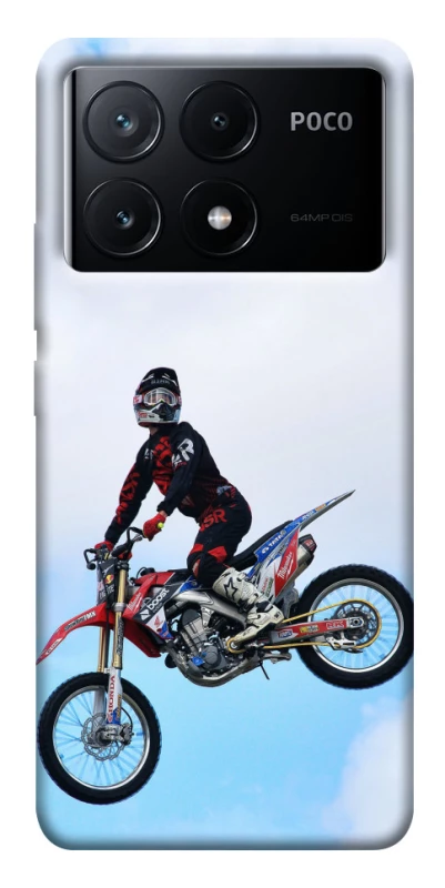 Чохол на Xiaomi Poco X6 Мотокрос фото 1 з 1
