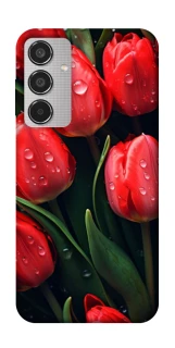 Чохол на Samsung Galaxy M35 Червоні тюльпани фото 1 Чохол на Samsung Galaxy M35 Червоні тюльпани фото 1 з 1
