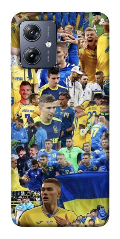 Чехол на Motorola Moto G54 UA-Football ver.6 фото 1 из 1