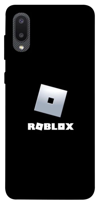 Чохол на Samsung Galaxy A02 Roblox logo black фото 1 з 1