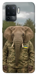 Чохол на Oppo Reno 5 Lite Слон захисник фото 1 з 1