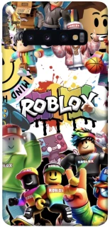 Чохол на Samsung Galaxy S10+ Roblox Characters Collage фото 1 з 1
