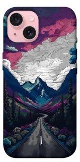 Чехол на Apple iPhone 15 (6.1") Нарисованные горы фото 1 из 1