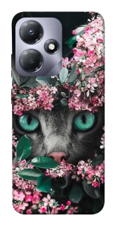 Чохол на Infinix Hot 30 Play Кіт в квітах фото 1 з 1