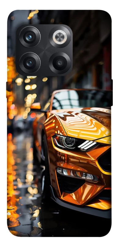 Чехол на OnePlus 10T Golden sports car фото 1 из 1