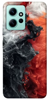 Чохол на Xiaomi Redmi Note 12 4G Black and Red фото 1 з 1