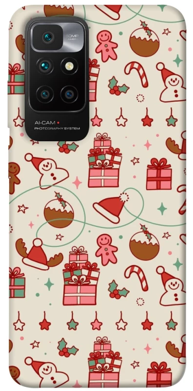 Чохол на Xiaomi Redmi 10 Новорічний v14 фото 1 з 1