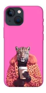 Чехол на Apple iPhone 13 mini (5.4") Леопард с кофе фото 1 из 1