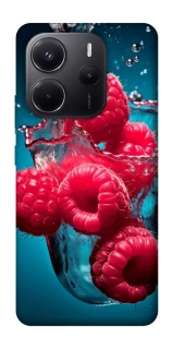 Чехол на Xiaomi Redmi Note 14 4G (Europe version) Малинка в воде фото 1 из 1