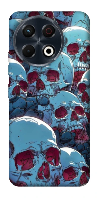 Чехол на TECNO Spark 30 Pro (KL7) Skulls v2 фото 1 из 1