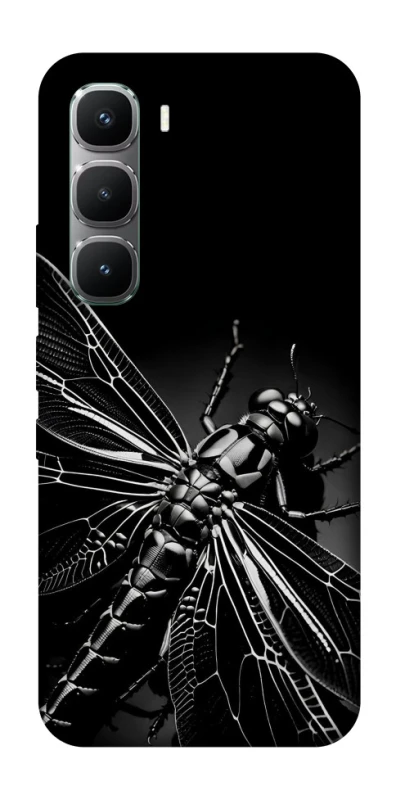 Чехол на Infinix Hot 60 Pro Black dragonfly фото 1 из 1