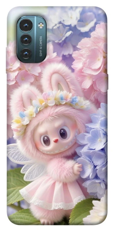 Чехол на Nokia G21 Labubu & Flowers ver.1 фото 1 из 1