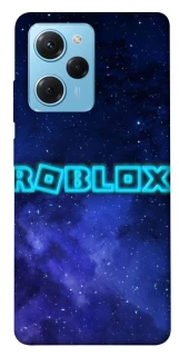 Чохол на Xiaomi Poco X5 Pro 5G Roblox Space Logo Blue фото 1 з 1