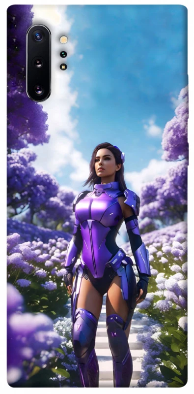 Чохол на Samsung Galaxy Note 10 Plus Cyber space girl ver.4 фото 1 з 1