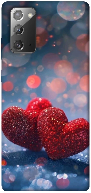 Чехол на Samsung Galaxy Note 20 Red hearts фото 1 из 1