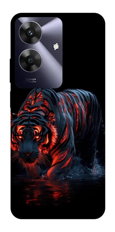 Чохол на Realme Note 60 fire tiger фото 1 з 1