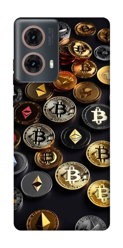 Чохол на Motorola Moto G85 Many coins фото 1 з 1
