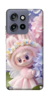 Чехол на Motorola Edge 50 Neo Labubu & Flowers ver.1 фото 1 из 1