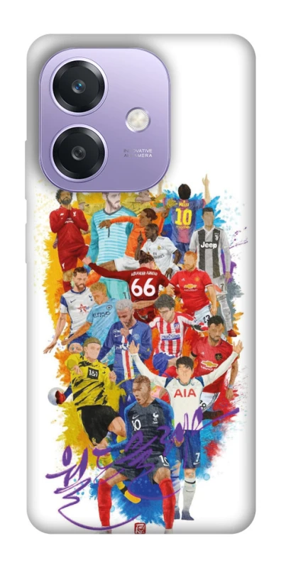 Чехол на Oppo A3X Football Abstract v2 фото 1 из 1