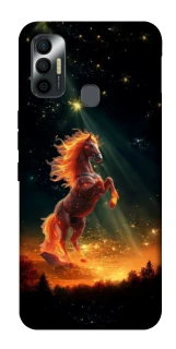 Чехол на TECNO Spark 7 Red Fire Horse ver.2 фото 1 из 1