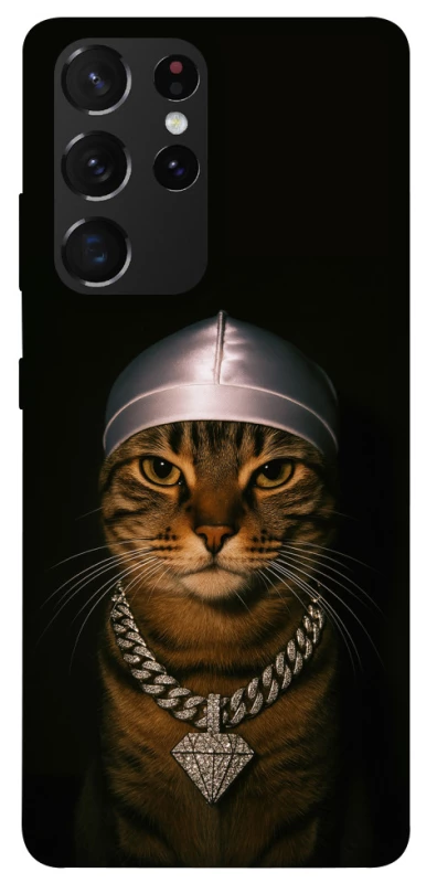 Чохол на Samsung Galaxy S21 Ultra Cat in Bling фото 1 з 1
