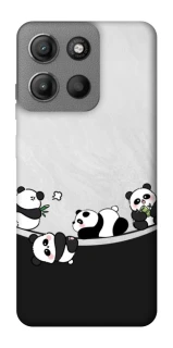 Чохол на Motorola Moto G15 Power Four pandas фото 1 з 1