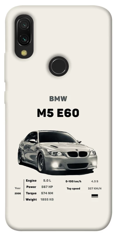 Чохол на Xiaomi Redmi 7 BMW M5 E60 фото 1 з 1