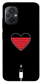 Чехол на Xiaomi Poco M5 Charge your heart фото 1 из 1