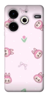Чохол на TECNO Pova 6 Neo (LI6) Labubu Flower фото 1 з 1