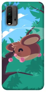 Чохол на Xiaomi Redmi 9T Adopt Me Forest Mouse Jump фото 1 з 1