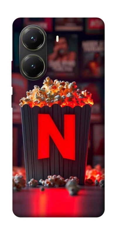 Чохол на Xiaomi Poco X6 Pro Netflix and popcorn фото 1 з 1